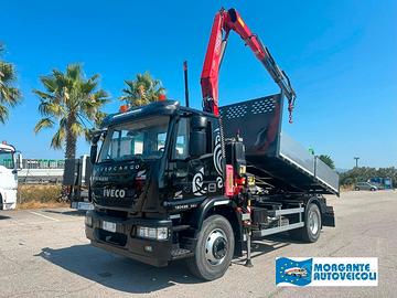 Iveco Eurocargo 150E28 K Euro 5 ribaltabile e gru 