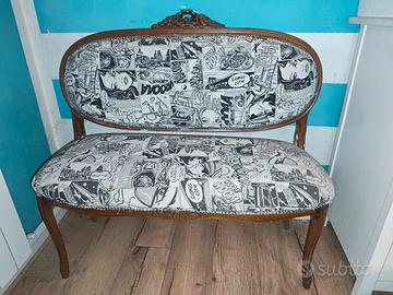 Set sedie e poltrona Barocco Pop Art