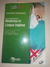 libro per test di medicina in inglese 