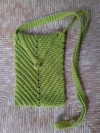 Portacellulare uncinetto fatto a mano - 100% Coton