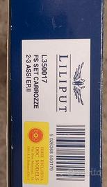 Liliput FS Set di tre carrozze in livrea verde
