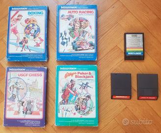 Lotto di 7 videogiochi per Mattel Intellivision