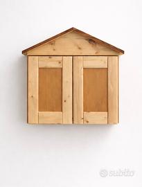 Mobile Pensile in legno massello - Stile rustico