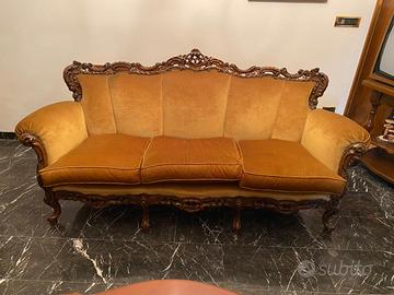 divano vintage velluto