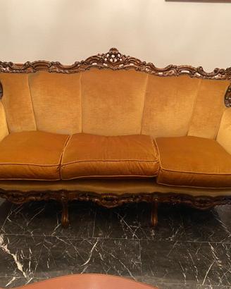 divano vintage velluto
