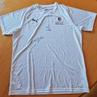 Maglietta Fondazione Milan autografata
