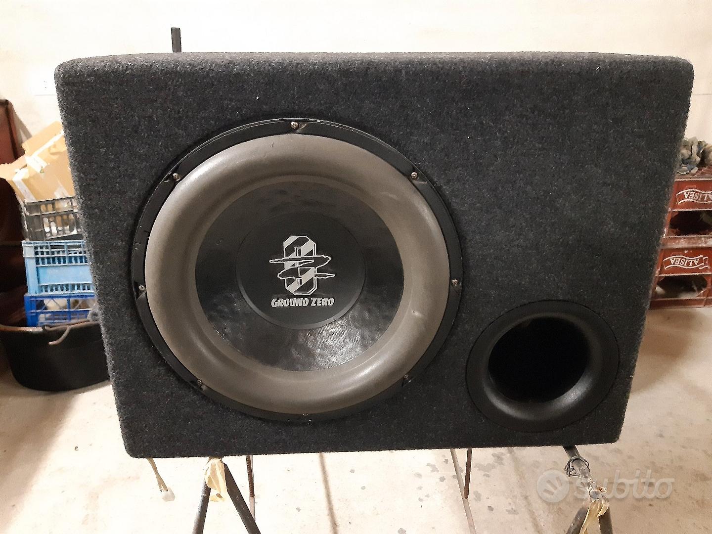 subwoofer ground zero + amplificatore alpine Audio/Video In vendita a
