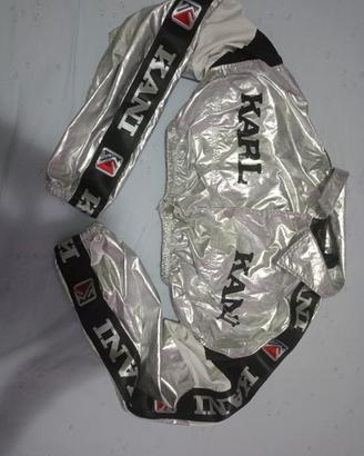 Giacca corta Karl Kani argento – taglia S