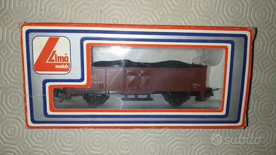 Lima - carro aperto a 2 assi con carbone – 303174