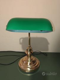 Lampada banker vintage