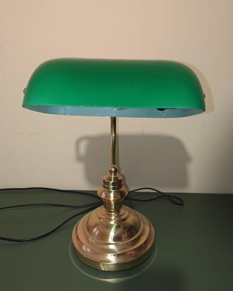 Lampada banker vintage
