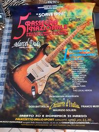 Poster Soave chitarre vintage anni 90'
