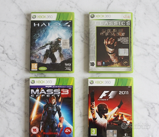 Lotto 4 Giochi Xbox 360 – Halo4, Dead Space, F1 11