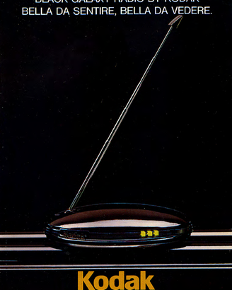 RADIO KODAK - GALAXY BLACK RADIO