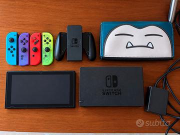 Nintendo switch con accessori