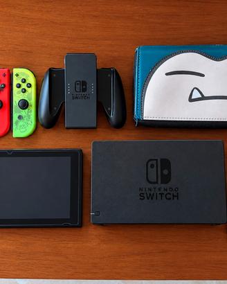 Nintendo switch con accessori