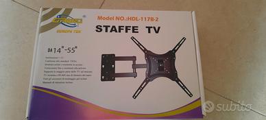 staffa tv da parete girevole 