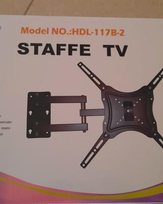 staffa tv da parete girevole 