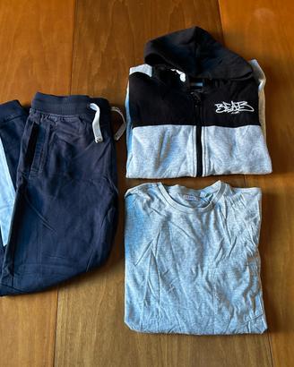 Set abbigliamento sportivo bambino 10/12 anni