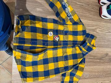 camicia a quadri bambino 12-24 mesi