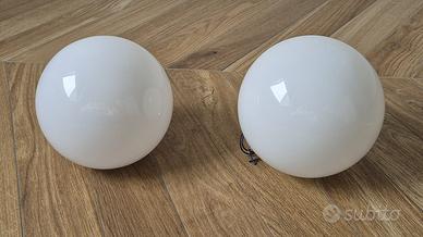 Coppia 2 Lampade da Parete – Bianco lucido