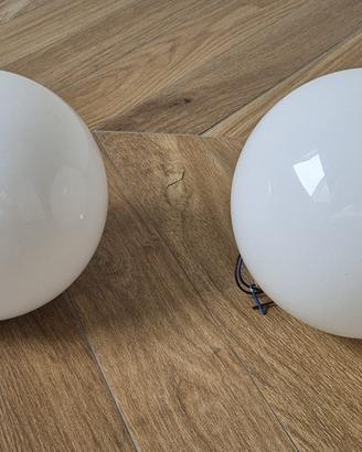 Coppia 2 Lampade da Parete – Bianco lucido