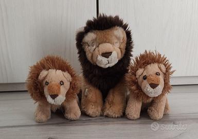 3 Leoni peluche