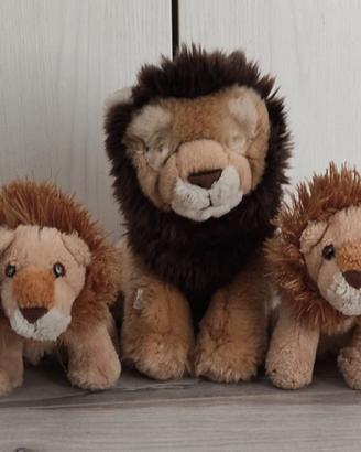 3 Leoni peluche