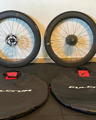 Ruote Fulcrum Speed 57+Pacc pign Durace+Dischi Dur