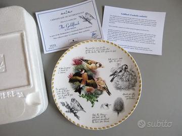 Piatto Uccelli. Porcellana Wedgwood. 20cm. N1