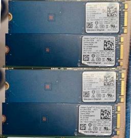 256 GB NVMe M.2 2280 SSD WD PC SN520 PCIe Gen3