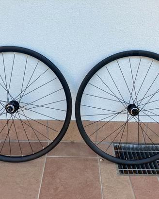 Ruote bici da corsa alu disc nuove 12v shimano