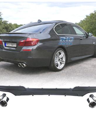 DIFFUSORE BMW F10 F11 LOOK M PERFORMANCE + TERMINA