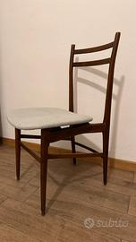 4 sedie anni 50 design scandinavo modernariato