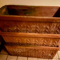 Vasi terracotta e resina