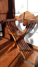 Sedia Savonarola richiudibile