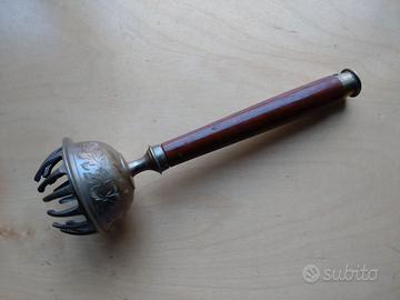 Campanello cerimoniale indiano  ottone intarsiato