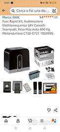 Motore FAAC per cancello automatico scorrevole 