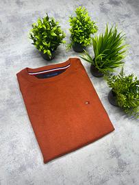 Maglione Girocollo Tommy Hilfiger Arancione Rugine