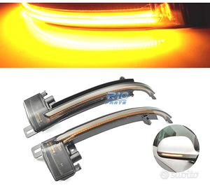 FRECCIE SPECCHIO PER AUDI A3 A4 A5 A6 Q3 LED NERO 