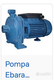 elettro pompa 1 hp per autoclave della ebara 