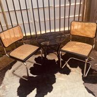 coppia sedie paglia di vienna