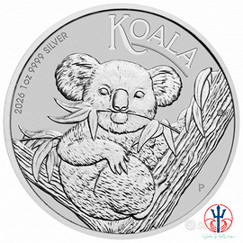 moneta argento Australia 2026 Koala 1 oz