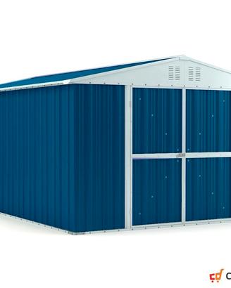 Box capanno acciaio lamiera 327x459 blu