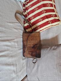 Borsa in pelle di pitone vintage