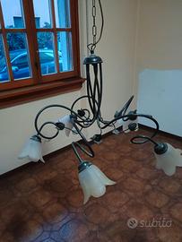 Lampadario e 2 aplicues