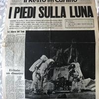 Il resto del carlino 21 luglio 1969 i piedi sulla