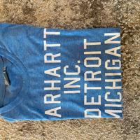 t-shirt carhartt azzurra taglia s