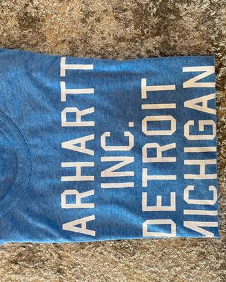 t-shirt carhartt azzurra taglia s