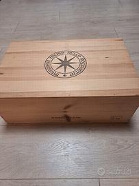 Box legno Sassicaia 12 bottiglie